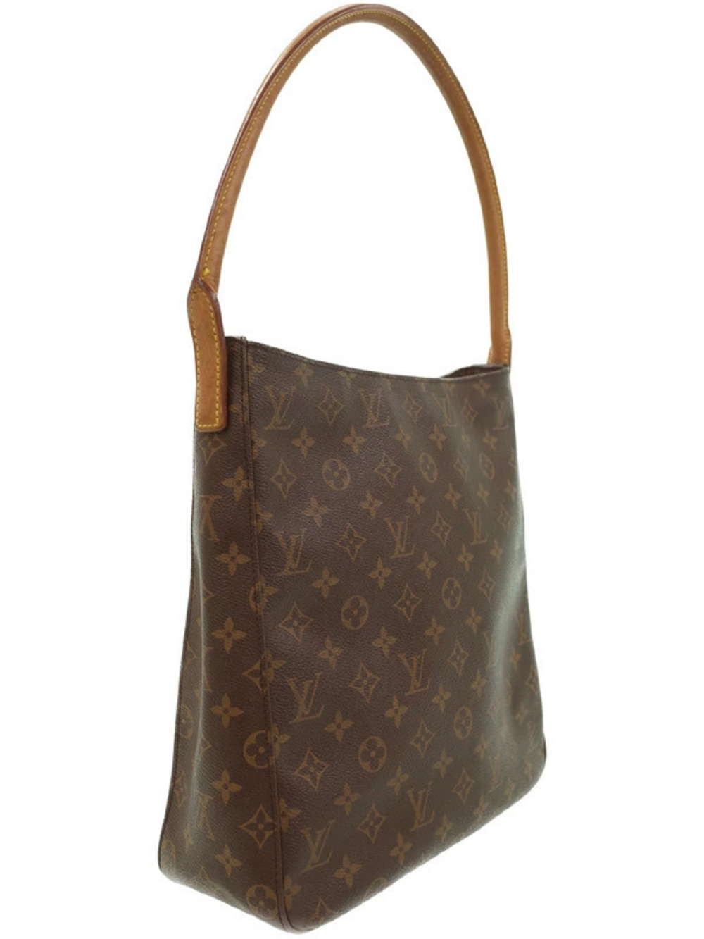 Louis Vuitton Bag Looping Monogram Shoulder Brown